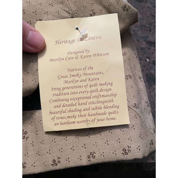 2 Pillow Shams From The Smokey Mountains Quilted 21 x 27 inches  #1277 - Picture 6 of 6